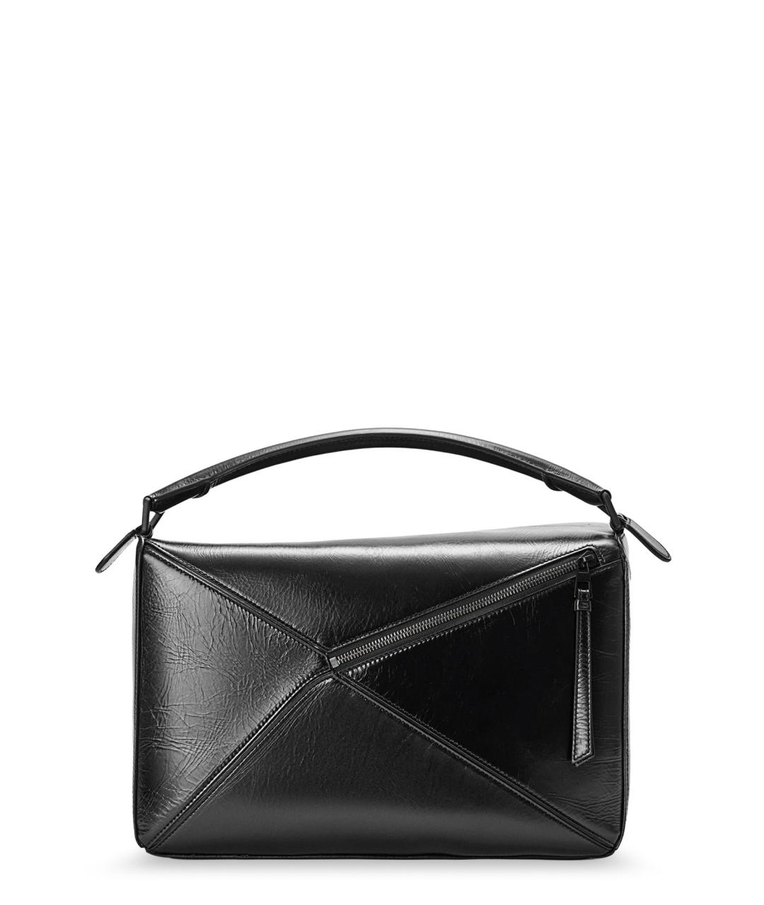 LOEWE Черная кожаная сумка на плечо, фото 2