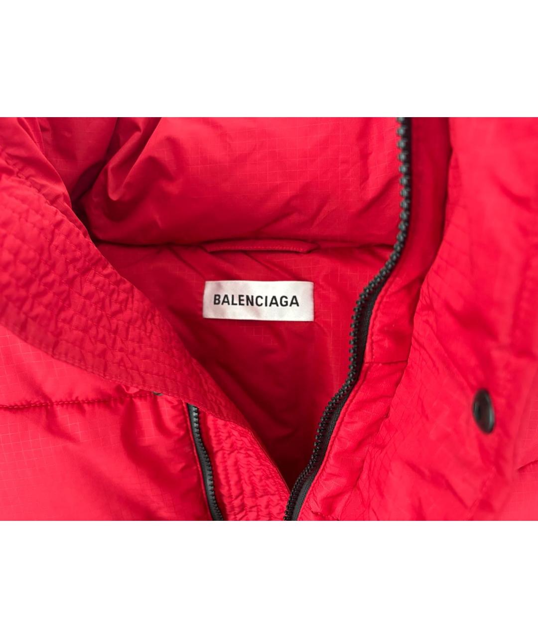 BALENCIAGA Красная полиэстеровая куртка, фото 8