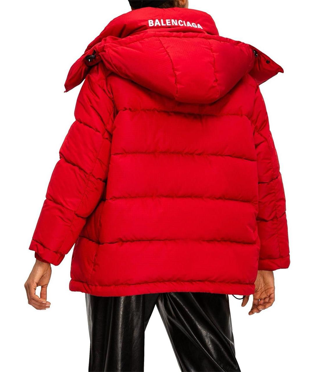 BALENCIAGA Красная полиэстеровая куртка, фото 3