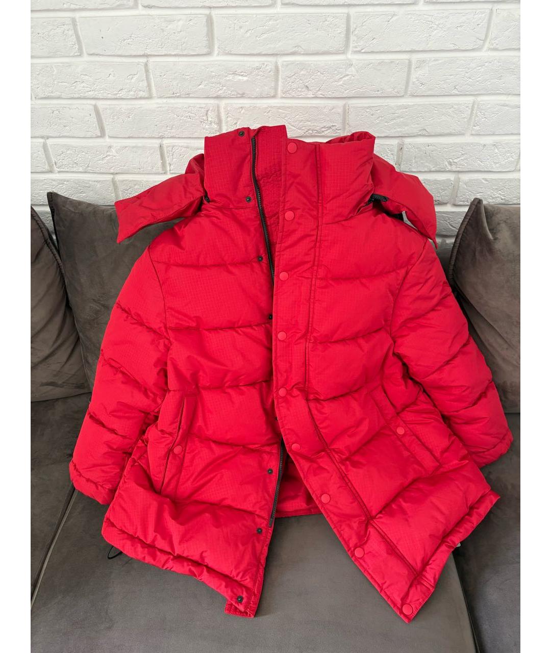 BALENCIAGA Красная полиэстеровая куртка, фото 4