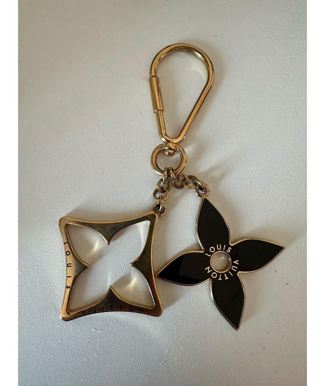 LOUIS VUITTON Золотой брелок, фото 3