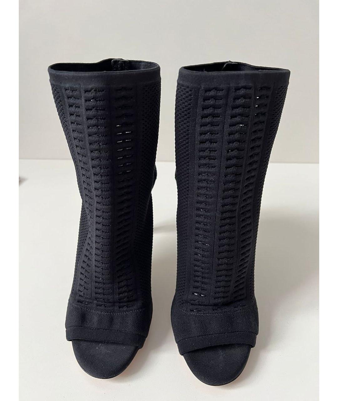 GIANVITO ROSSI Черные текстильные ботильоны, фото 2