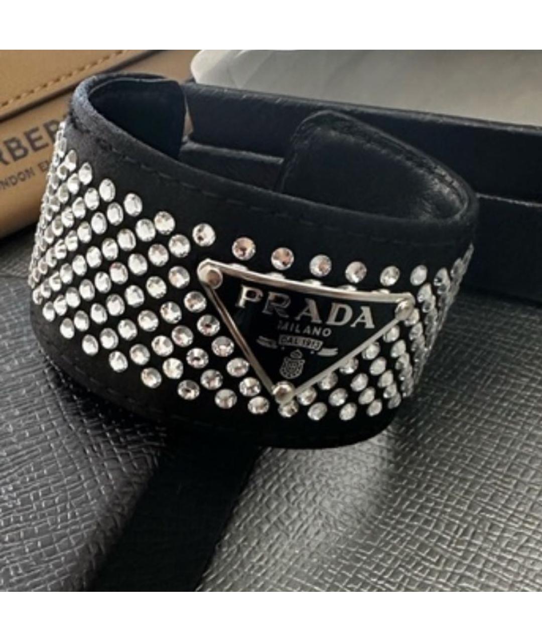 PRADA Черный браслет, фото 2