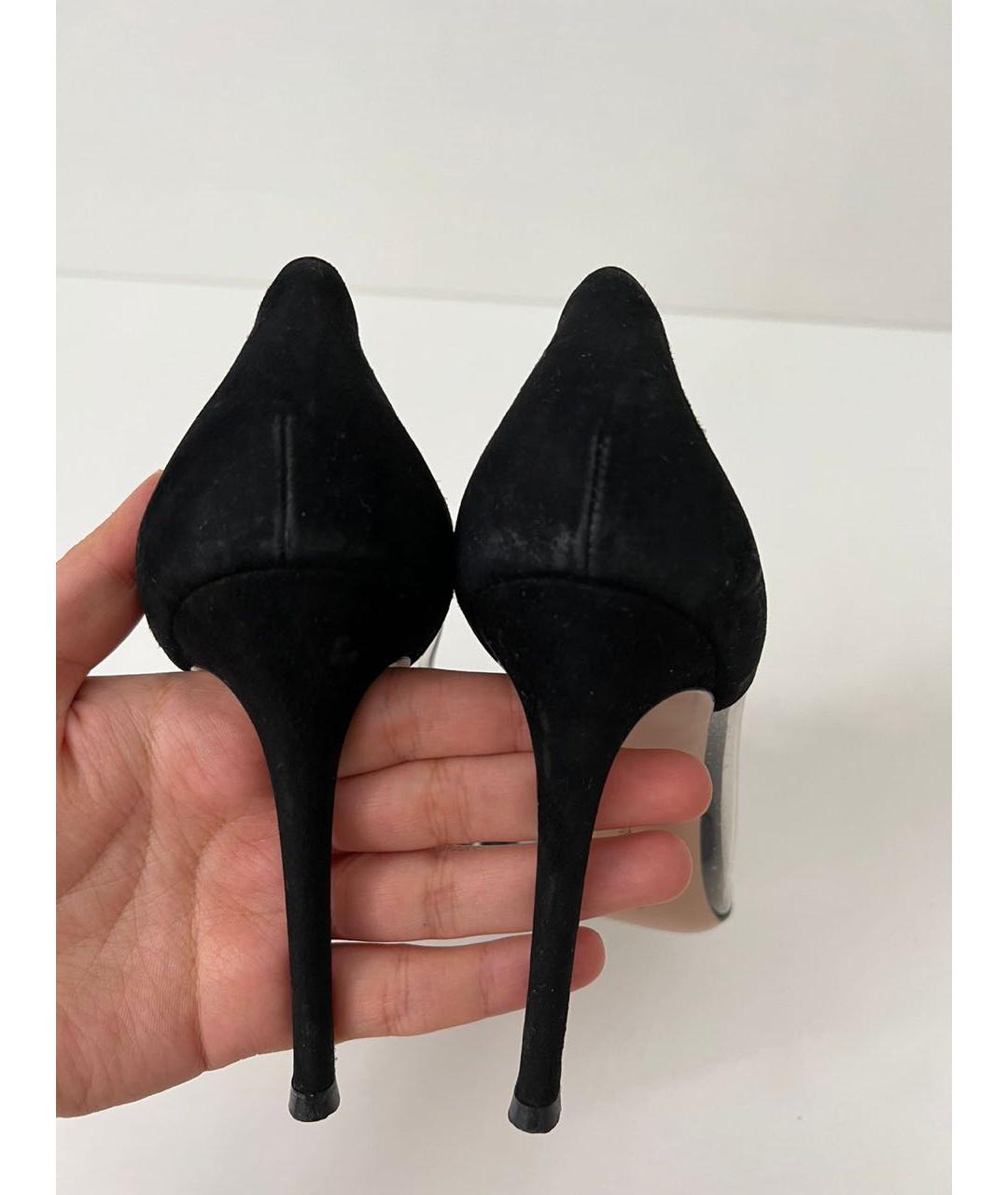 GIANVITO ROSSI Черные замшевые туфли, фото 6
