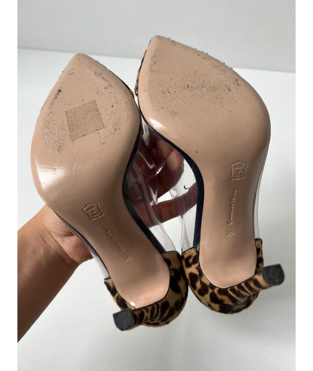 GIANVITO ROSSI Мульти резиновые туфли, фото 6