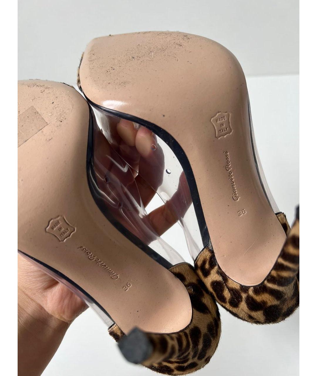 GIANVITO ROSSI Мульти резиновые туфли, фото 7