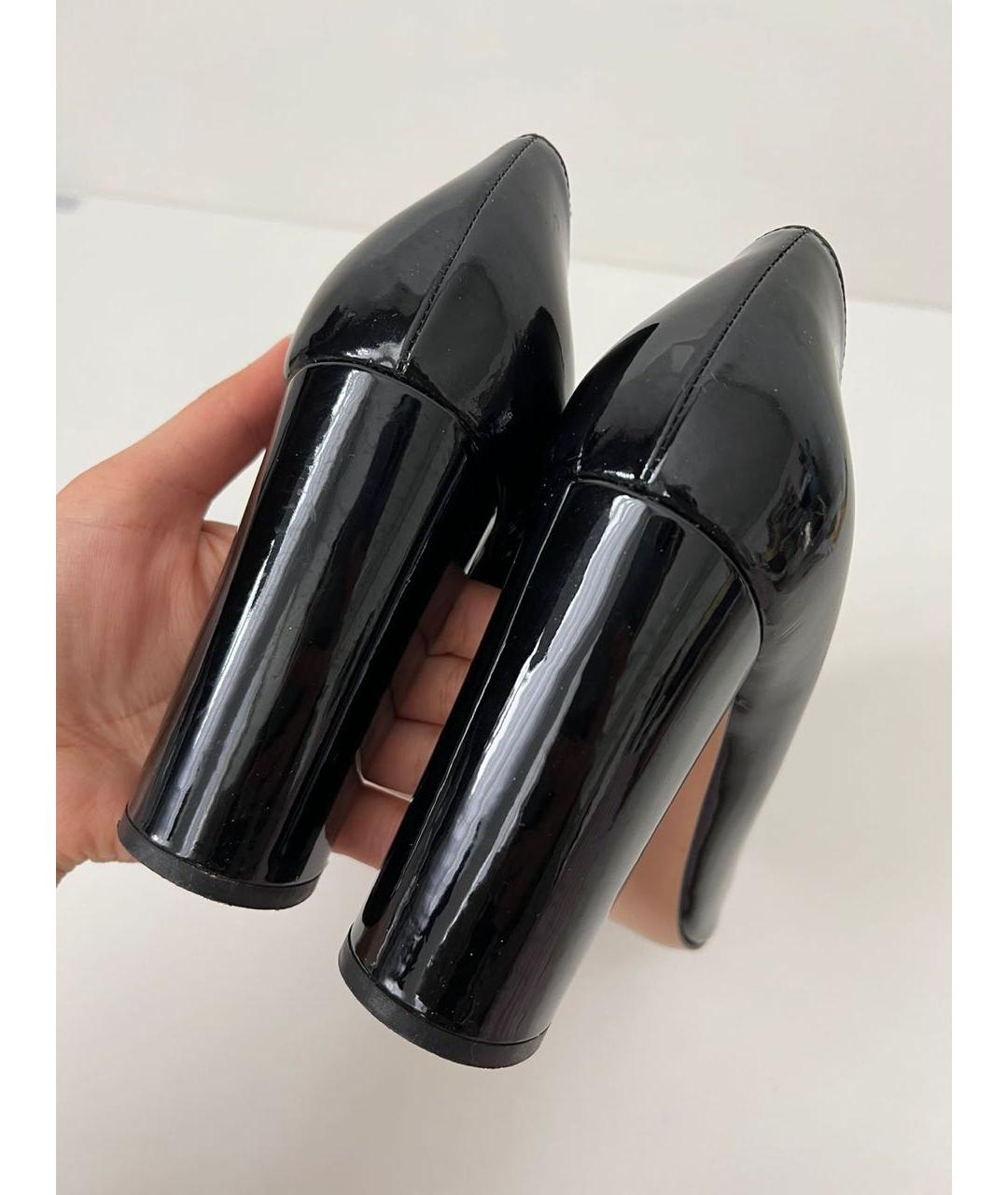 GIANVITO ROSSI Черные туфли из лакированной кожи, фото 5