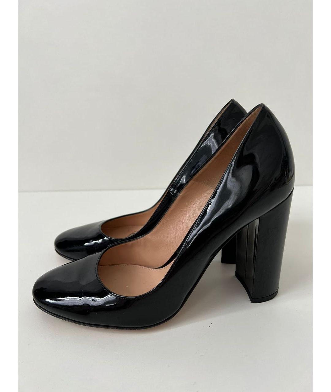 GIANVITO ROSSI Черные туфли из лакированной кожи, фото 3