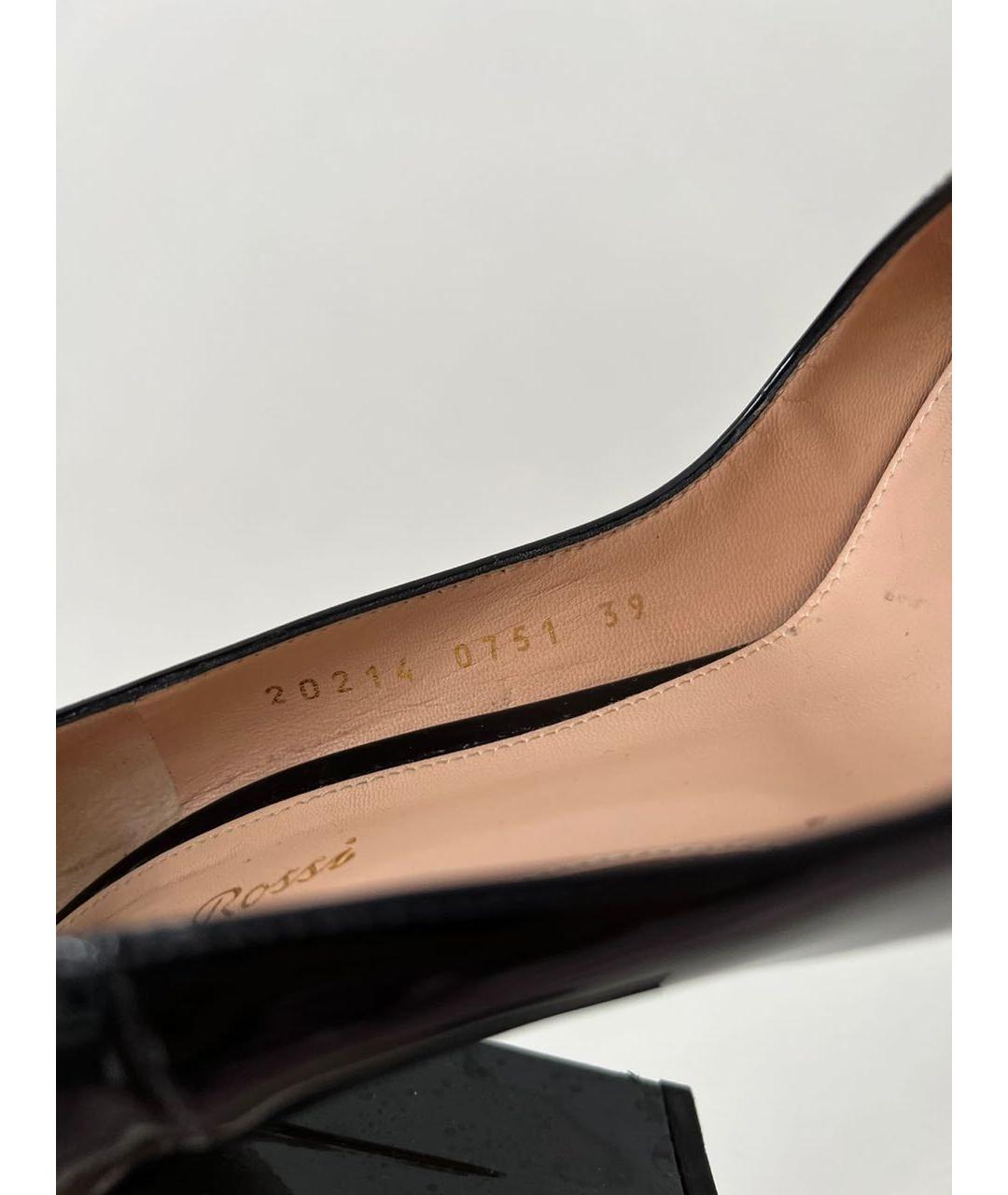 GIANVITO ROSSI Черные туфли из лакированной кожи, фото 7