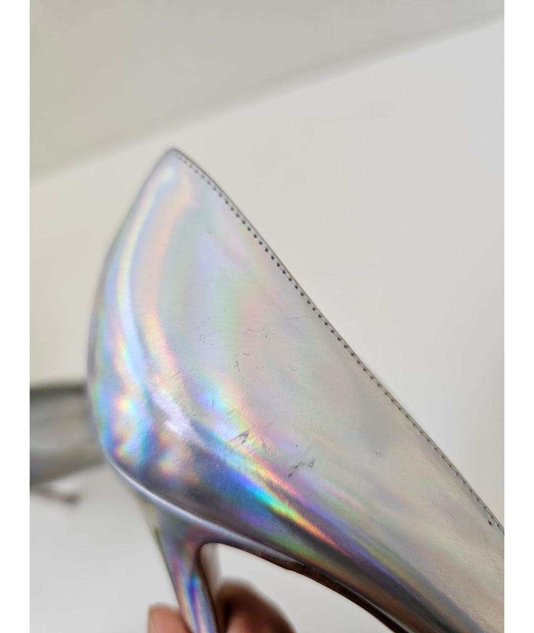 GIANVITO ROSSI Серебряные туфли, фото 8