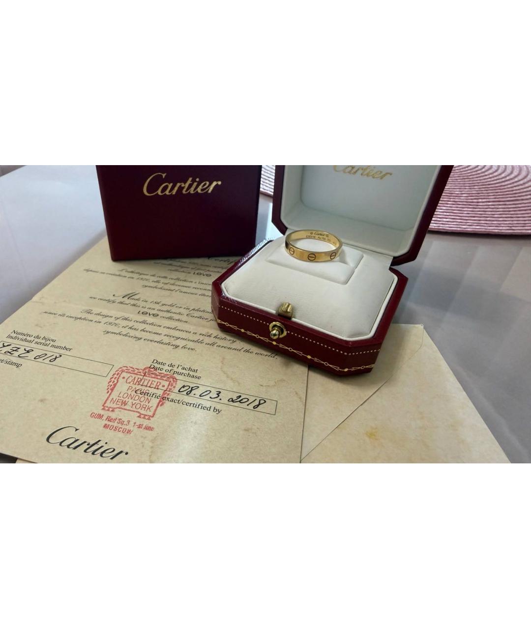 CARTIER Золотое кольцо из желтого золота, фото 3