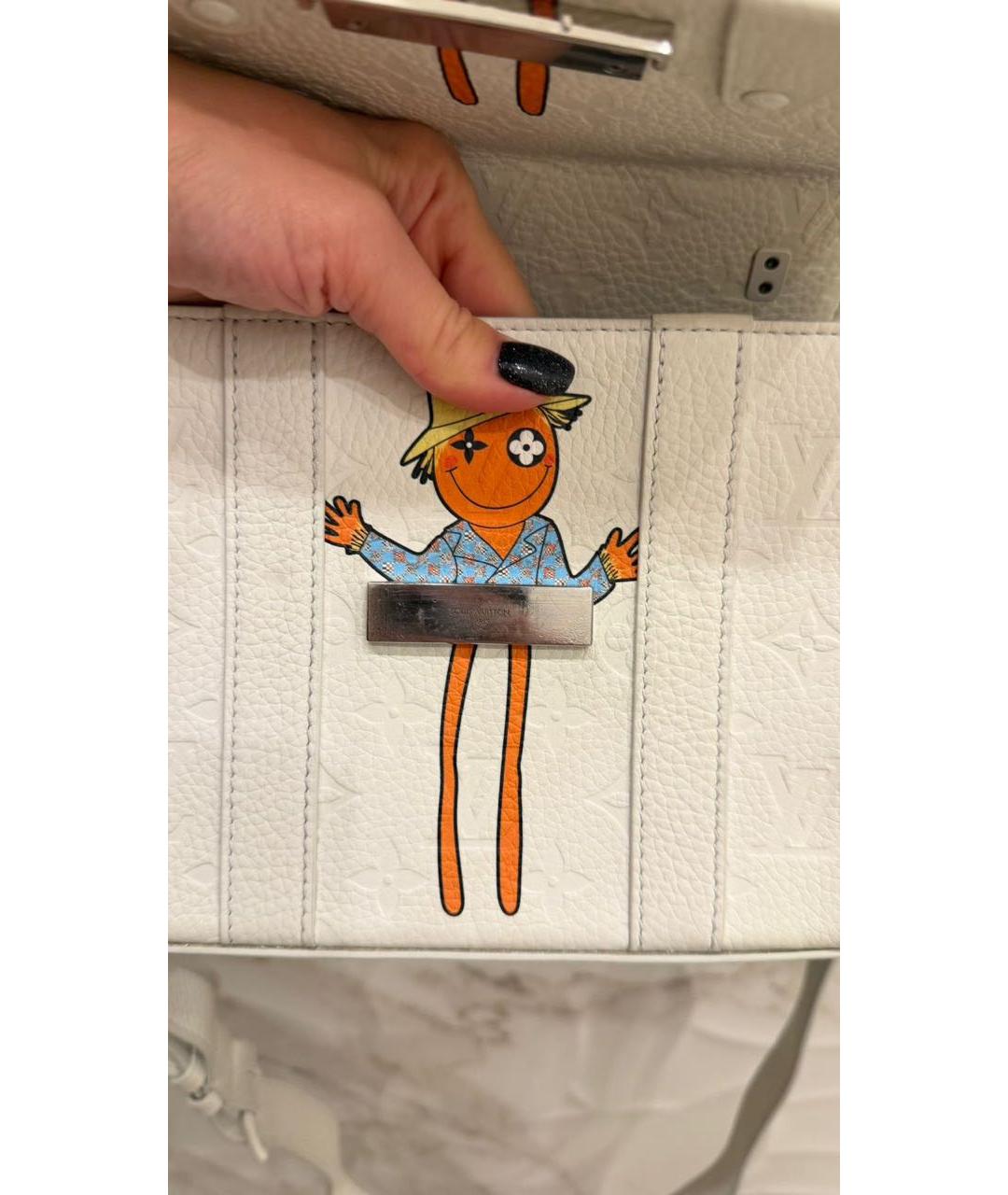 LOUIS VUITTON Белая сумка через плечо, фото 2