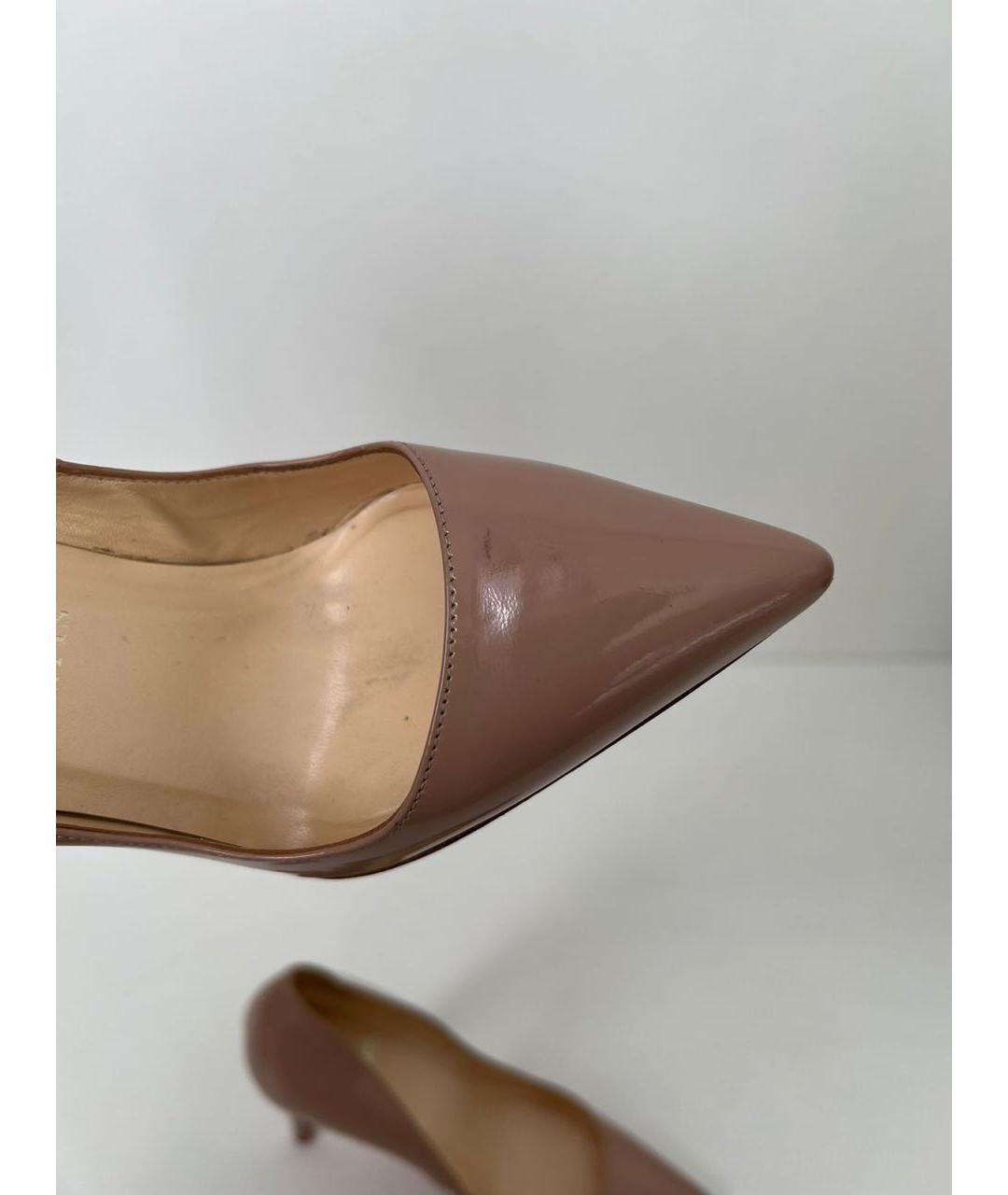 CHRISTIAN LOUBOUTIN Розовые туфли из лакированной кожи, фото 6