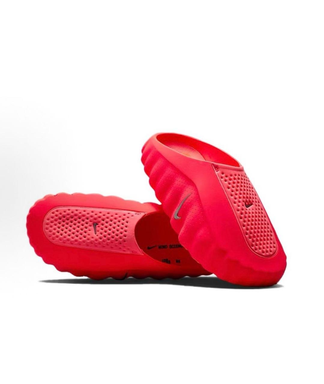 NIKE Красные шлепанцы, фото 3