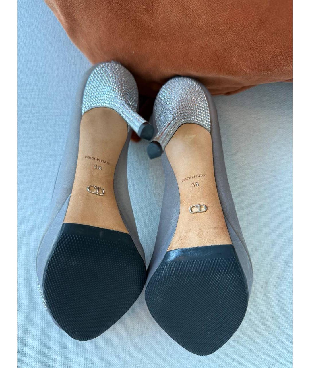 CHRISTIAN DIOR Фиолетовые туфли, фото 5