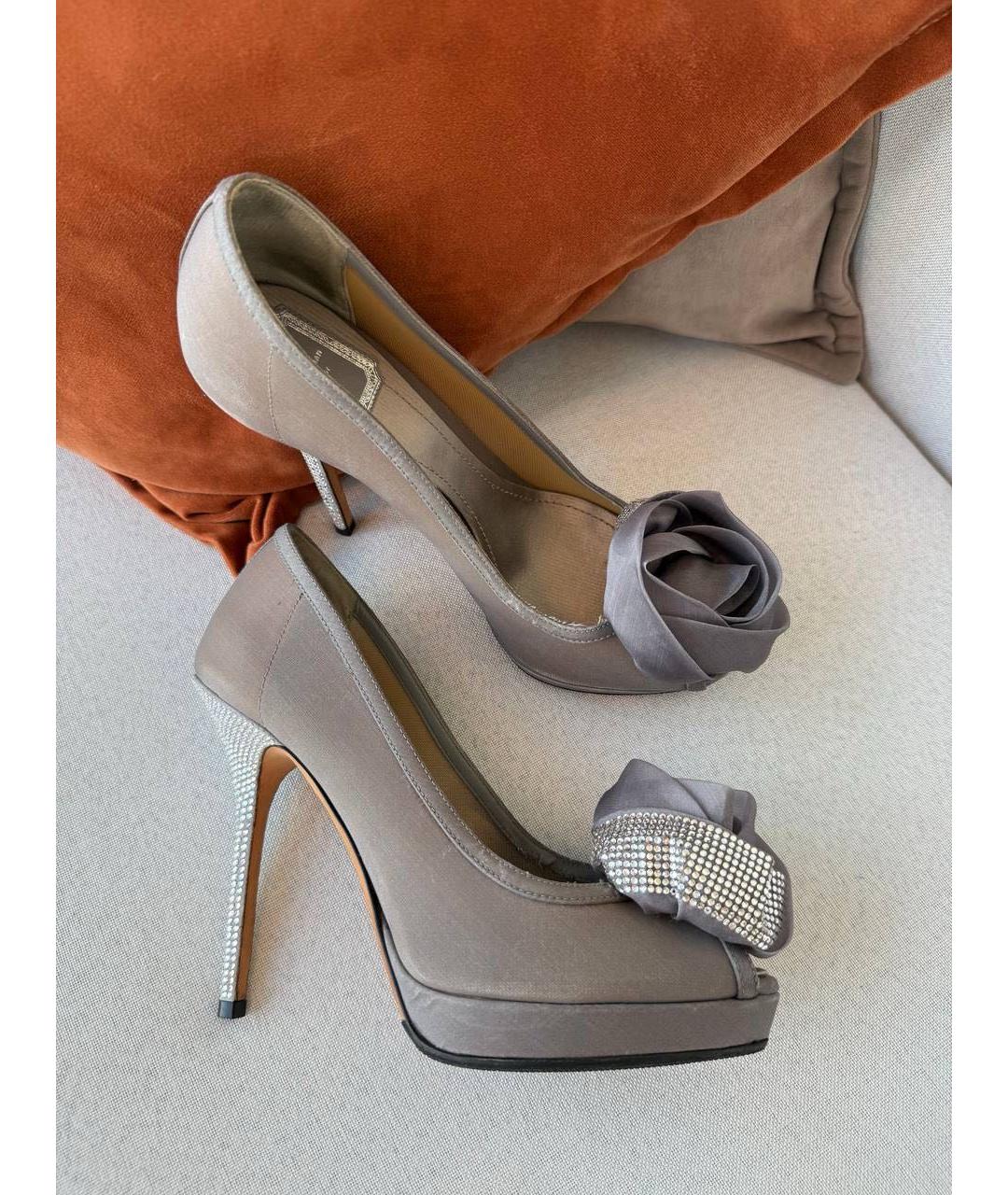 CHRISTIAN DIOR Фиолетовые туфли, фото 7