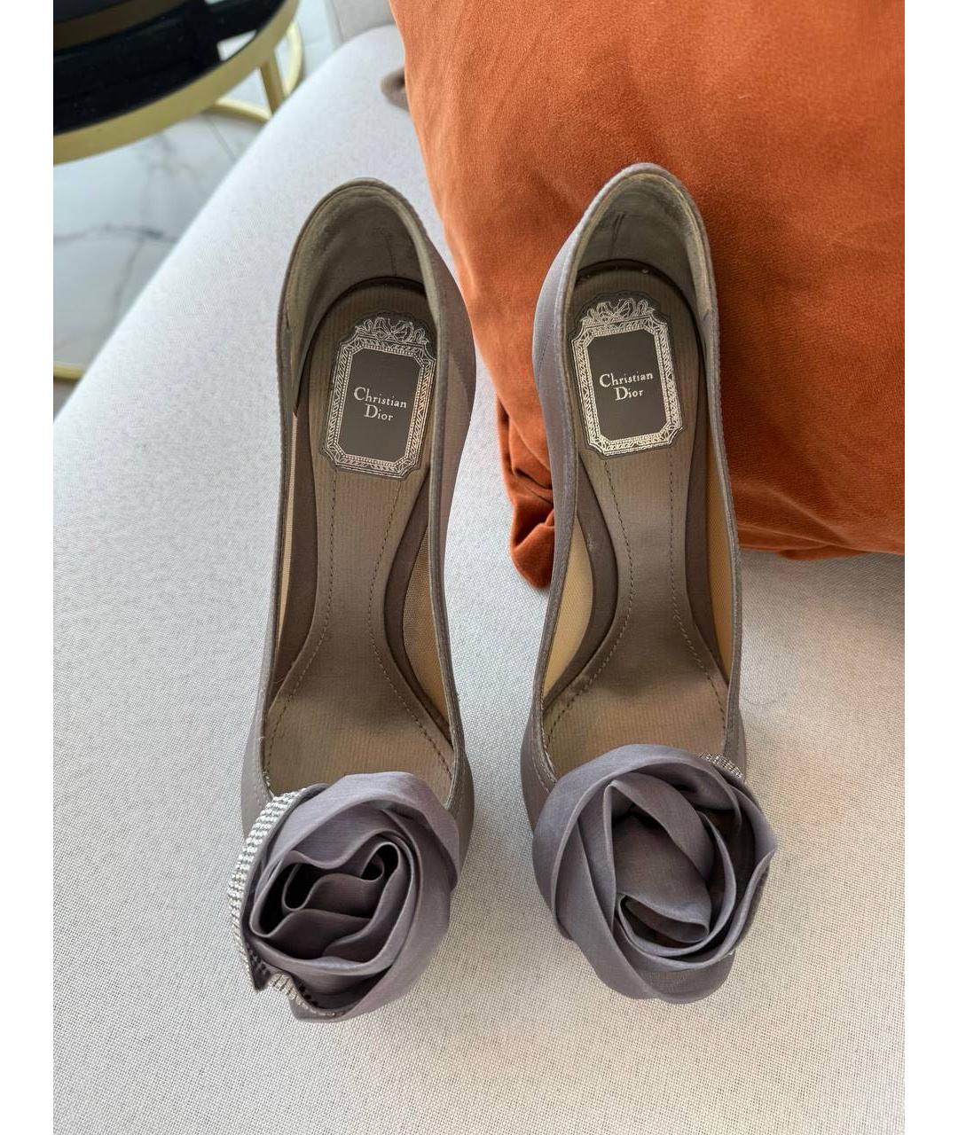 CHRISTIAN DIOR Фиолетовые туфли, фото 3