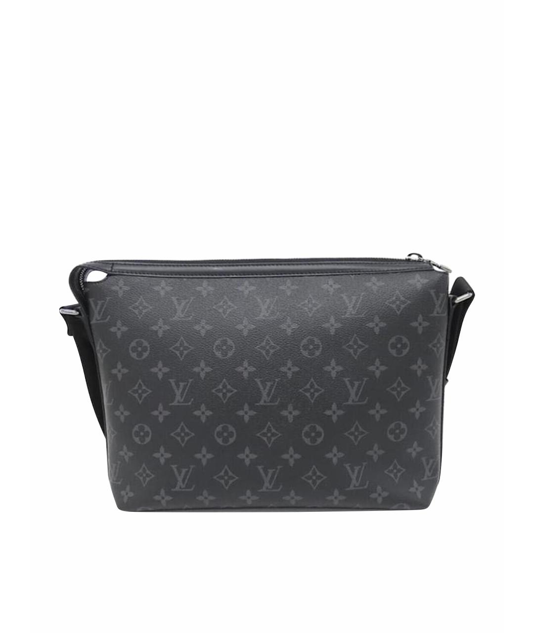 LOUIS VUITTON Черная сумка на плечо из канвы, фото 1