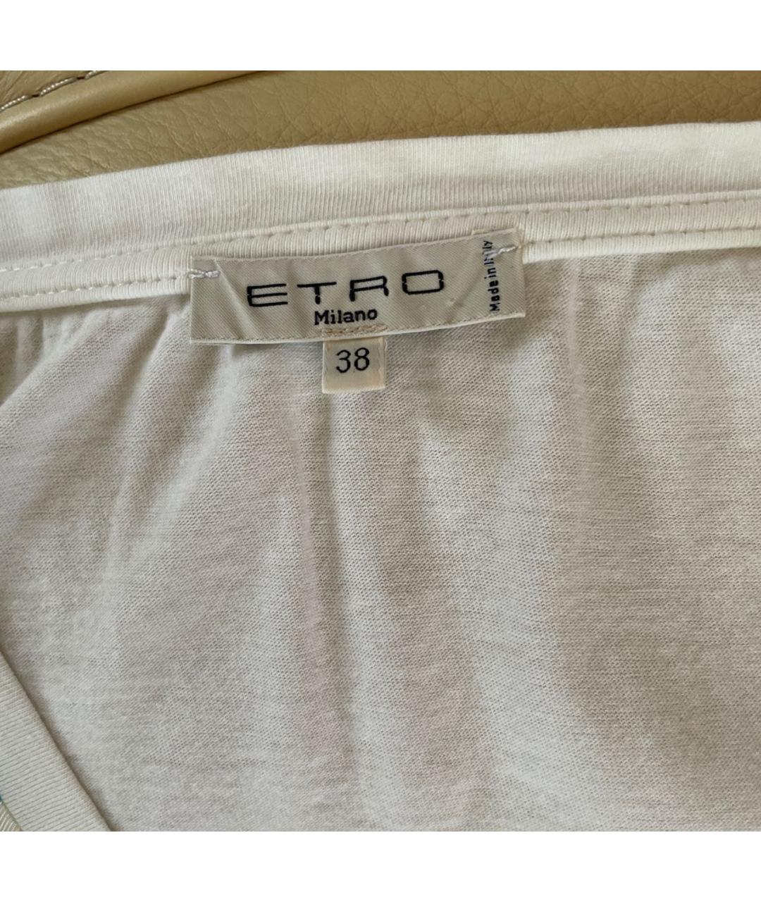 ETRO Мульти шелковая футболка, фото 3