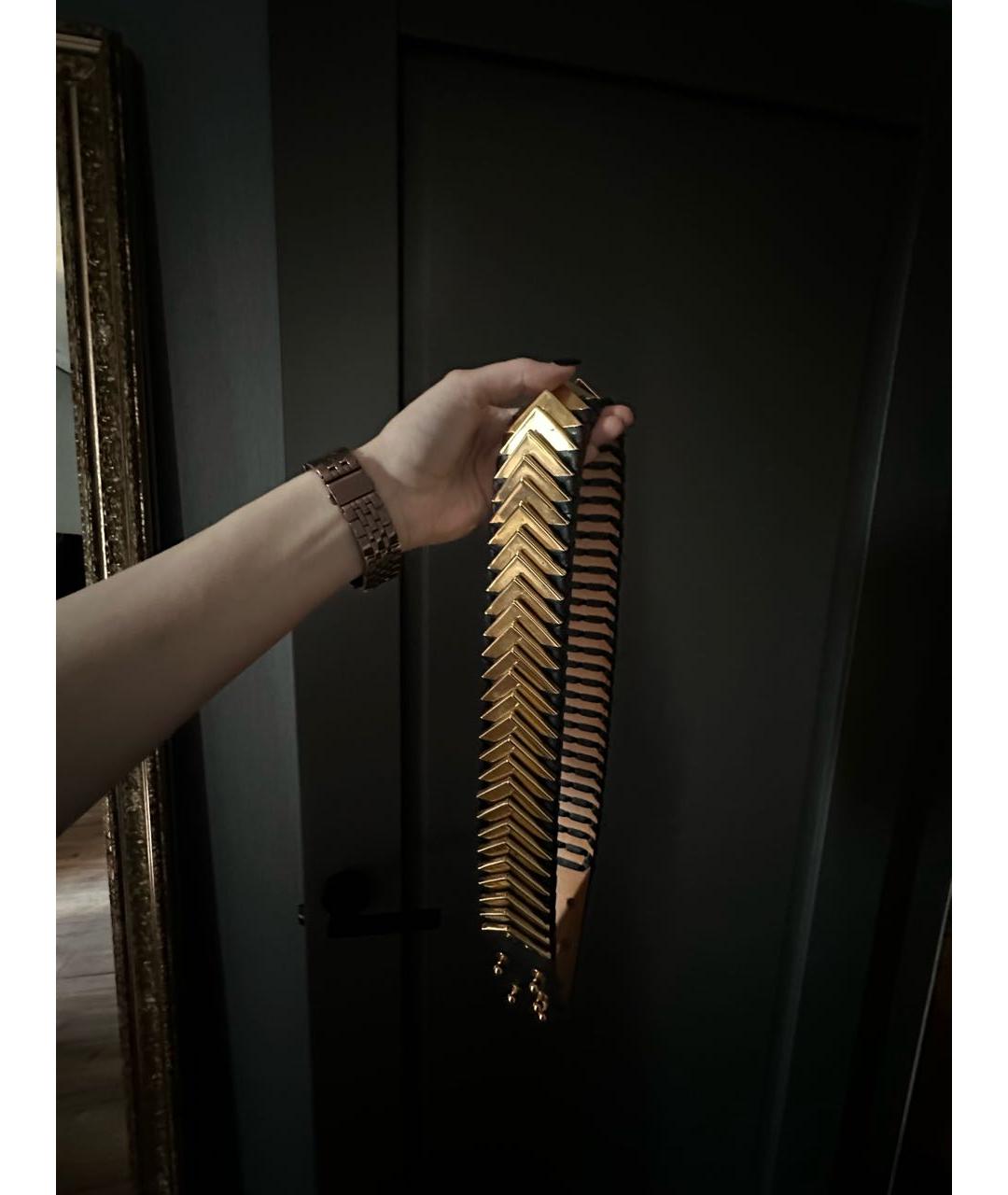 BALMAIN Черный кожаный ремень, фото 4