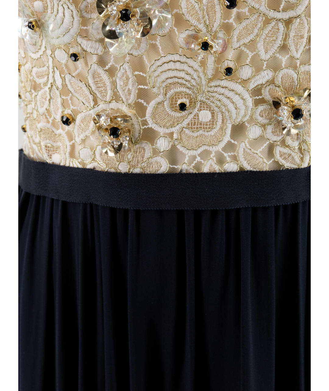 JENNY PACKHAM Черное шелковое вечернее платье, фото 4