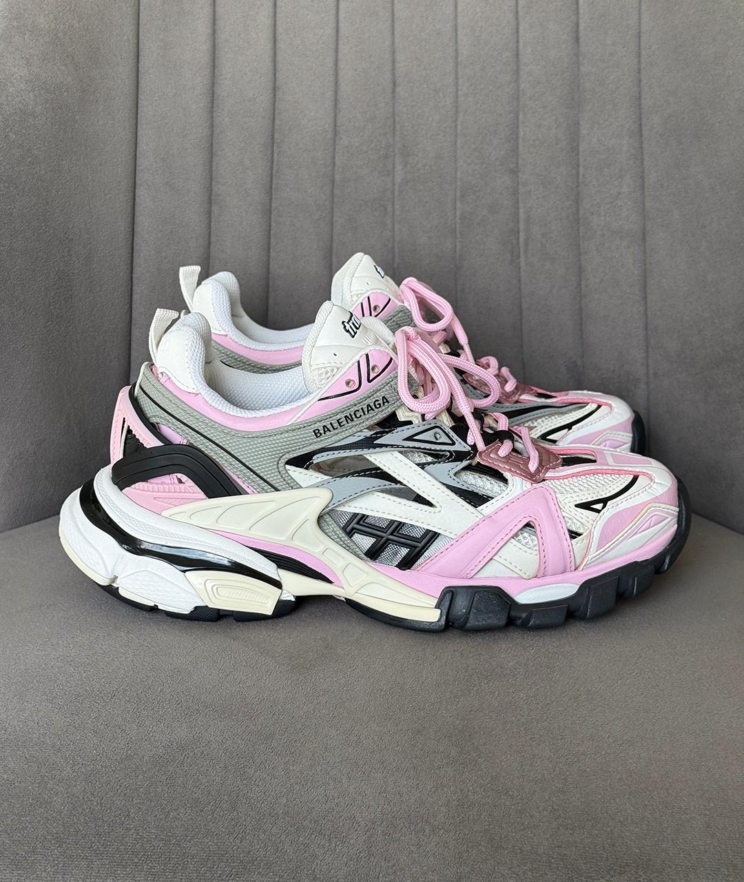 BALENCIAGA Белые низкие кроссовки / кеды, фото 4