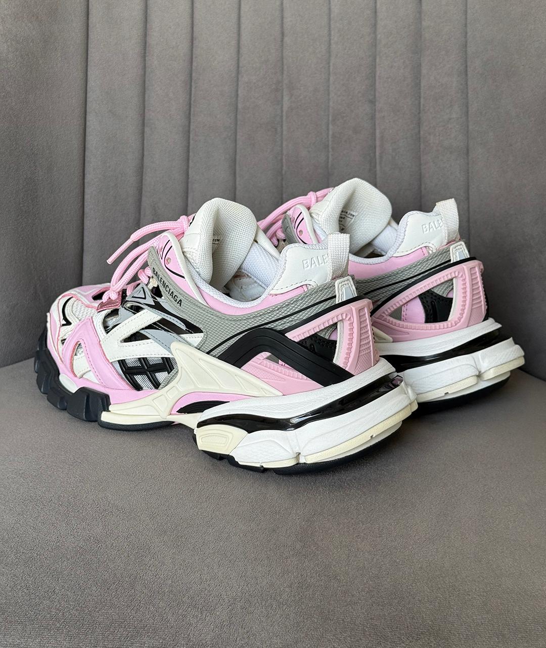 BALENCIAGA Белые низкие кроссовки / кеды, фото 5