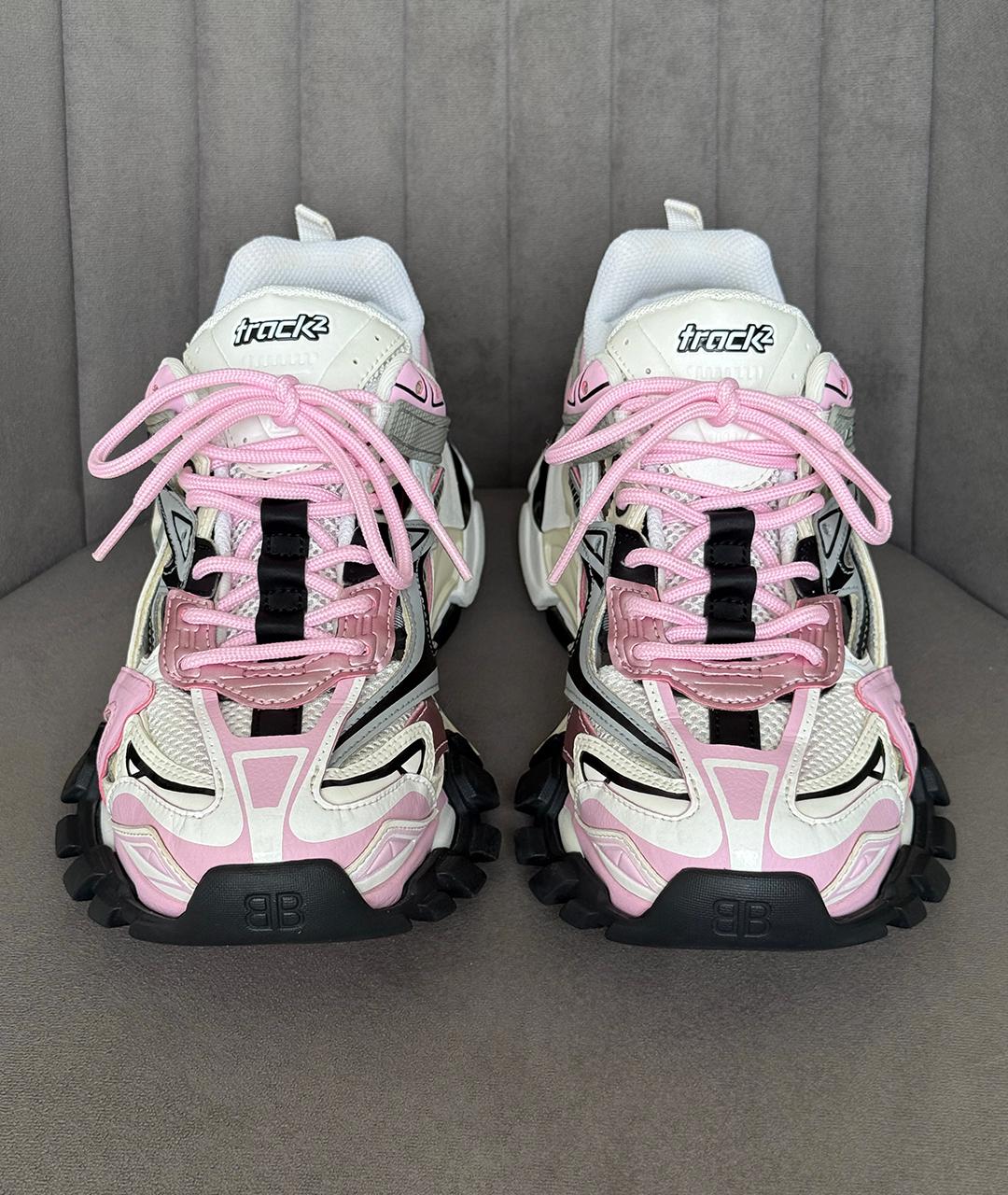BALENCIAGA Белые низкие кроссовки / кеды, фото 3