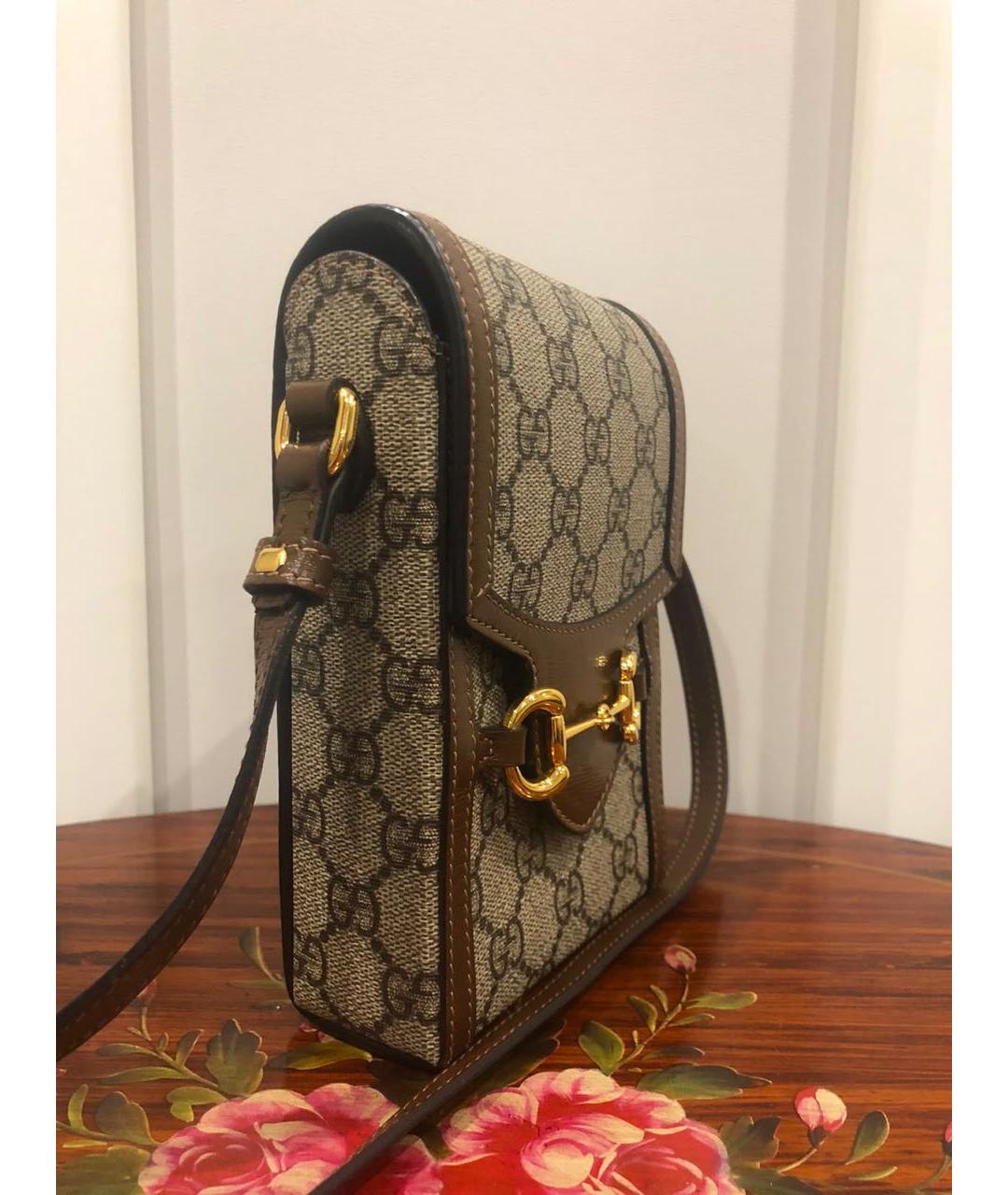 GUCCI Коричневая сумка через плечо, фото 2
