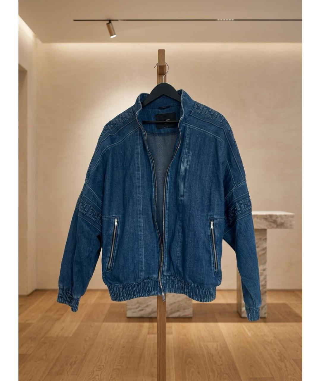 FENDI Синяя деним куртка, фото 9