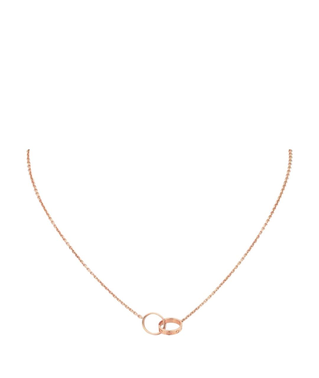 CARTIER Золотая подвеска из розового золота, фото 1