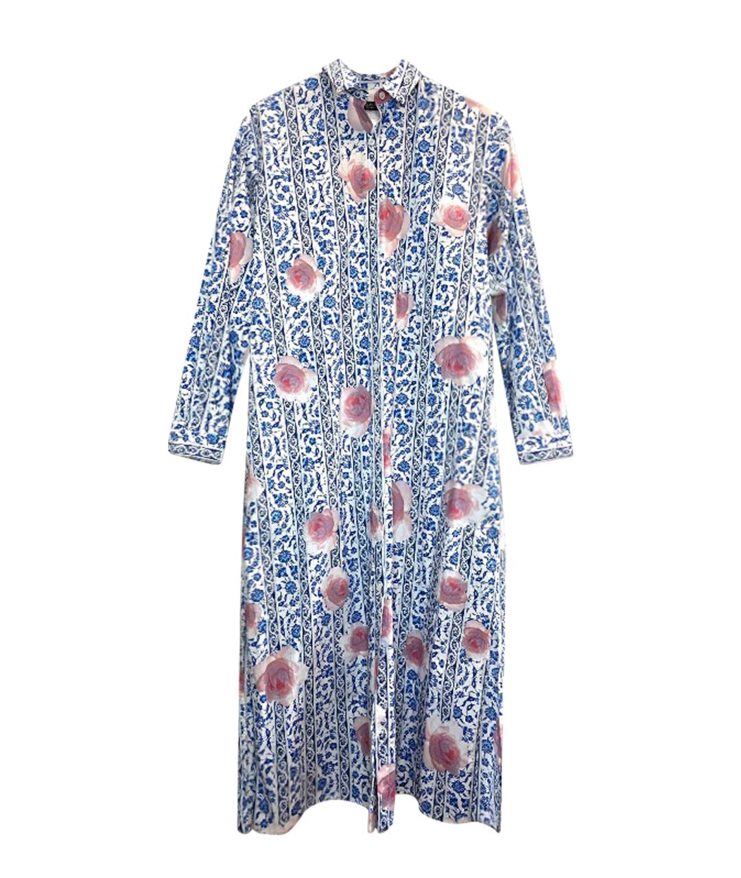 WEEKEND MAX MARA Мульти хлопковое повседневное платье, фото 1