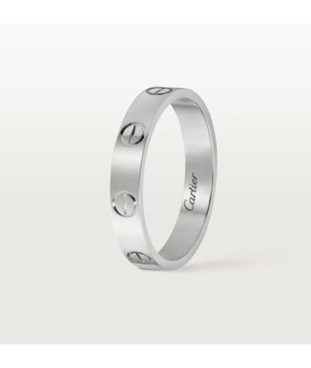 CARTIER Серебряное кольцо из белого золота, фото 3