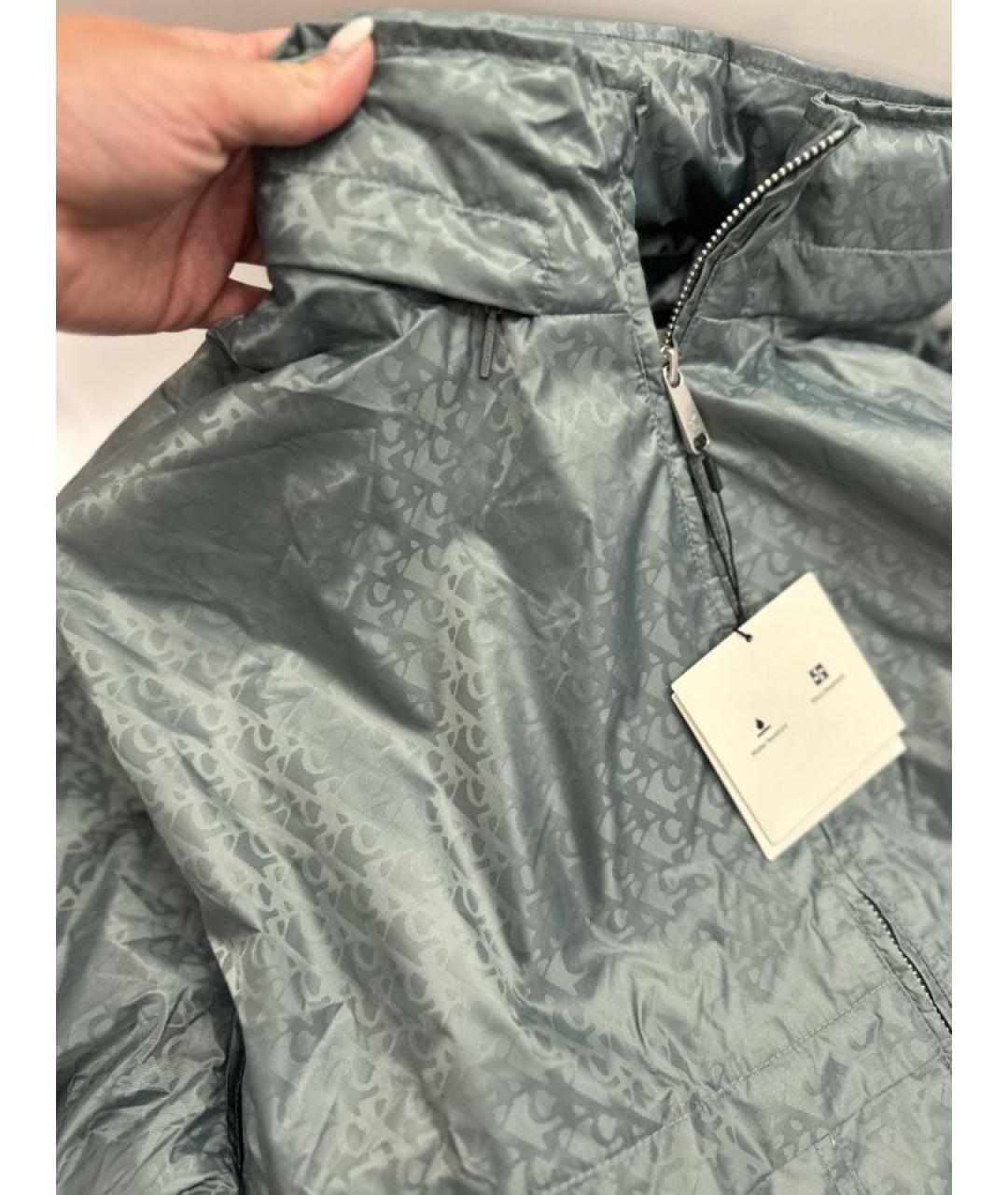 CALVIN KLEIN Зеленая полиамидовая куртка, фото 3