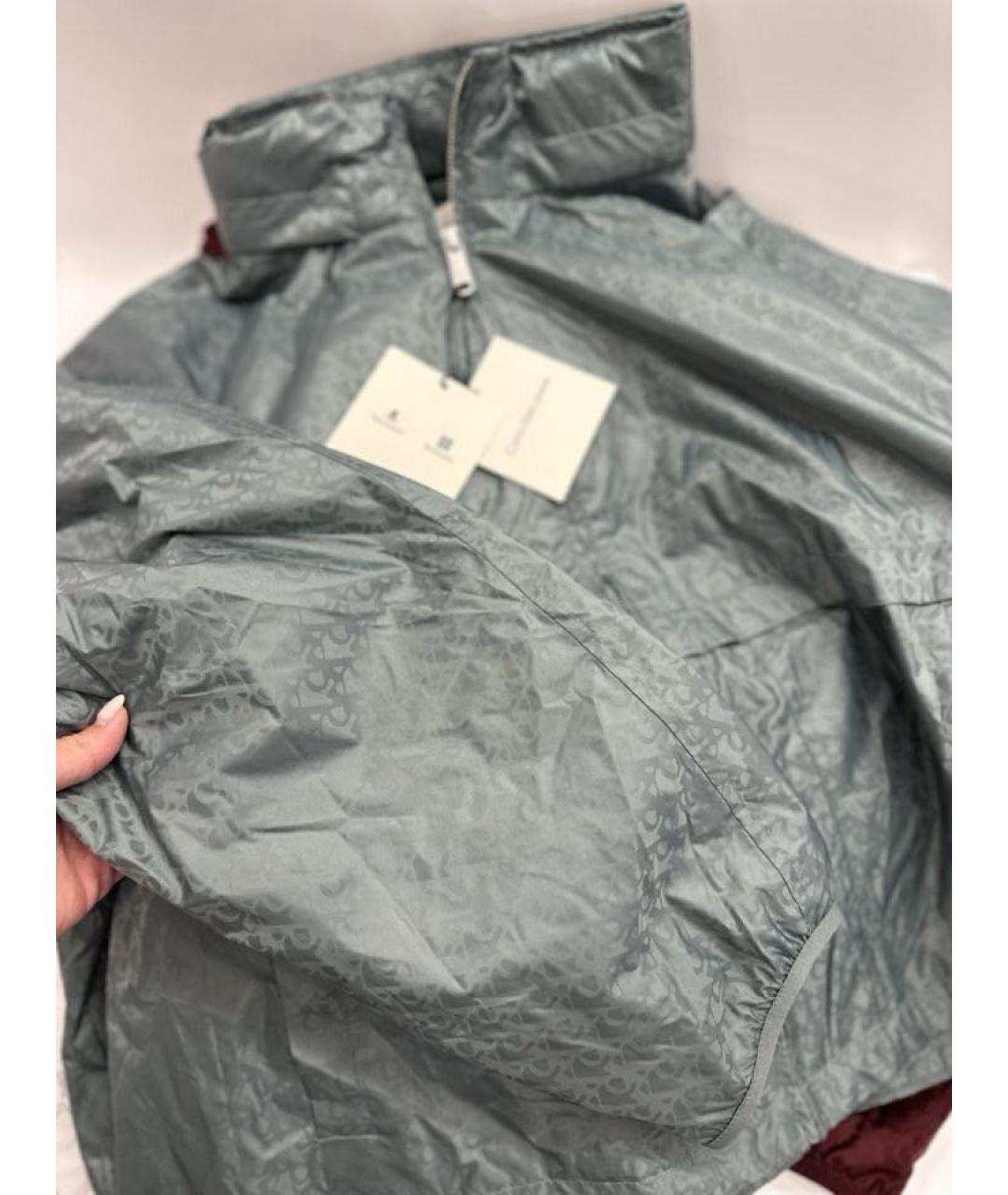 CALVIN KLEIN Зеленая полиамидовая куртка, фото 2