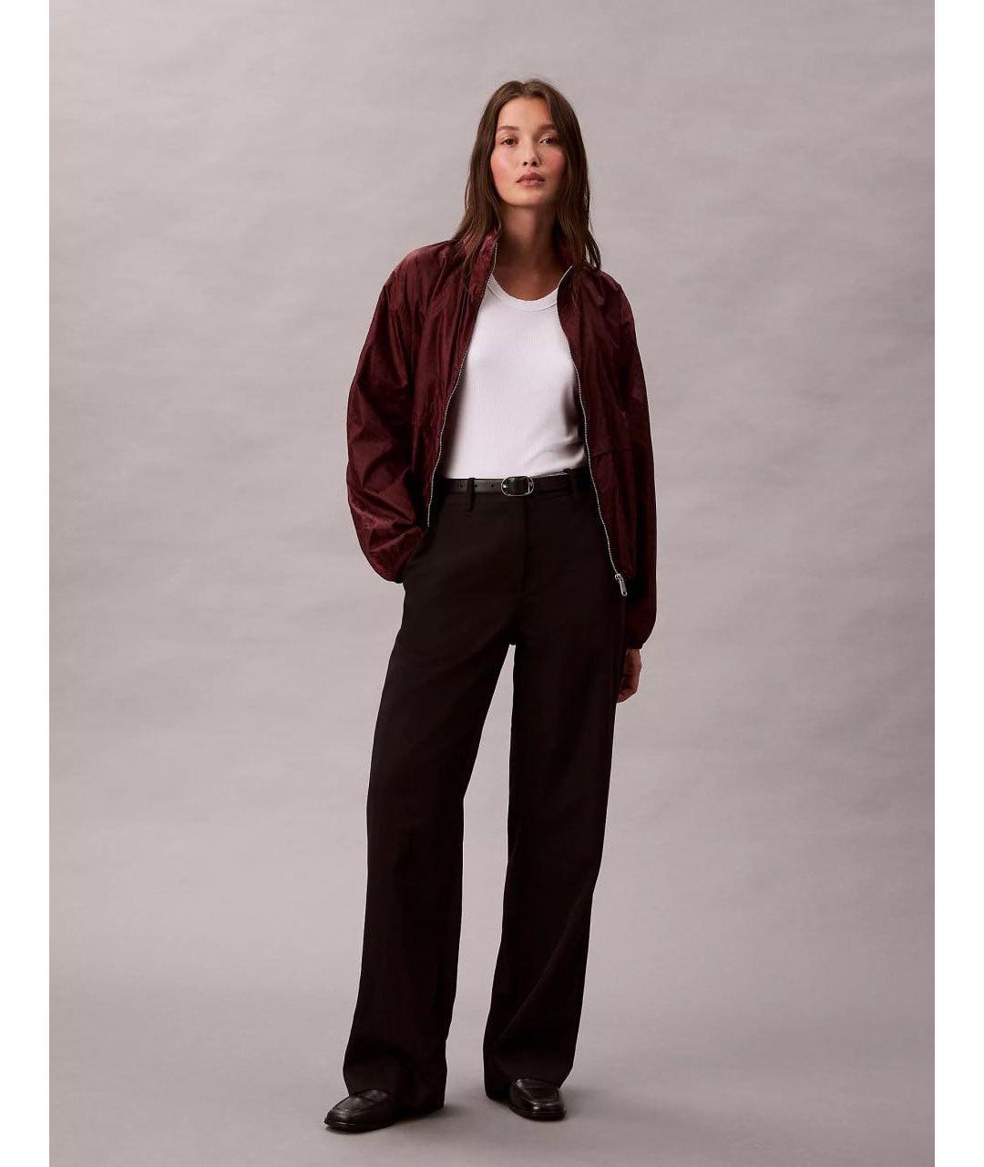CALVIN KLEIN Бордовая куртка, фото 8