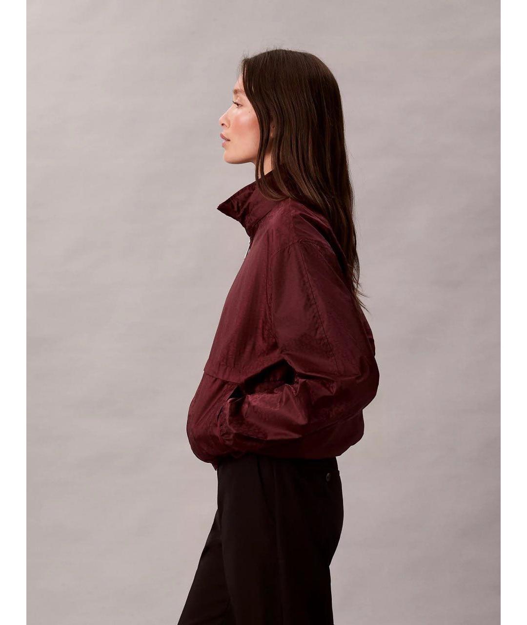 CALVIN KLEIN Бордовая куртка, фото 6