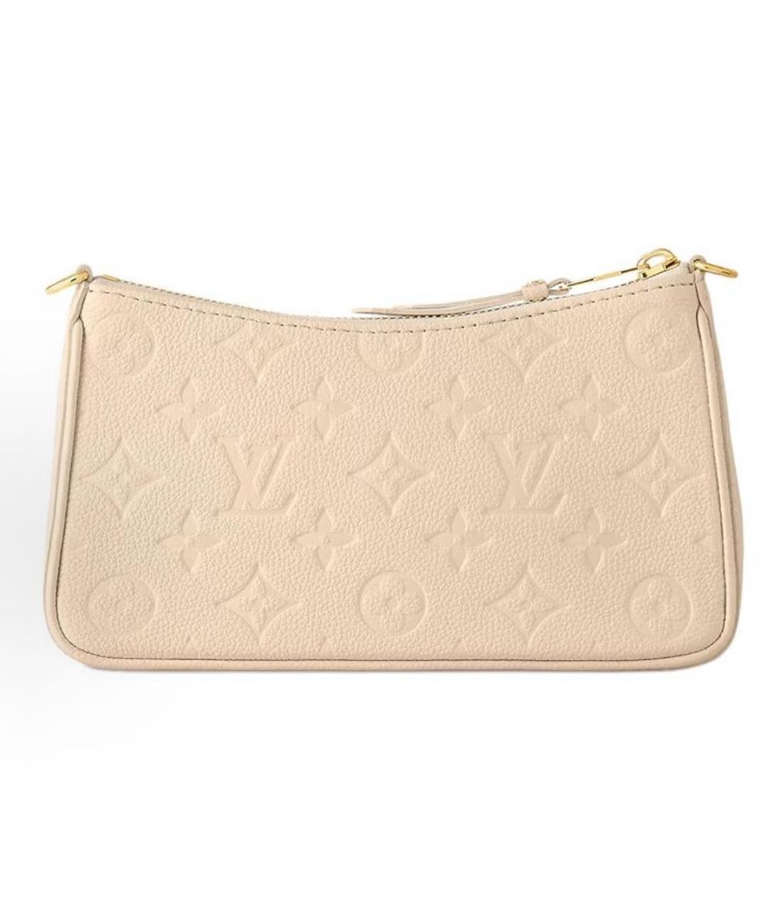LOUIS VUITTON Белая кожаная сумка через плечо, фото 3