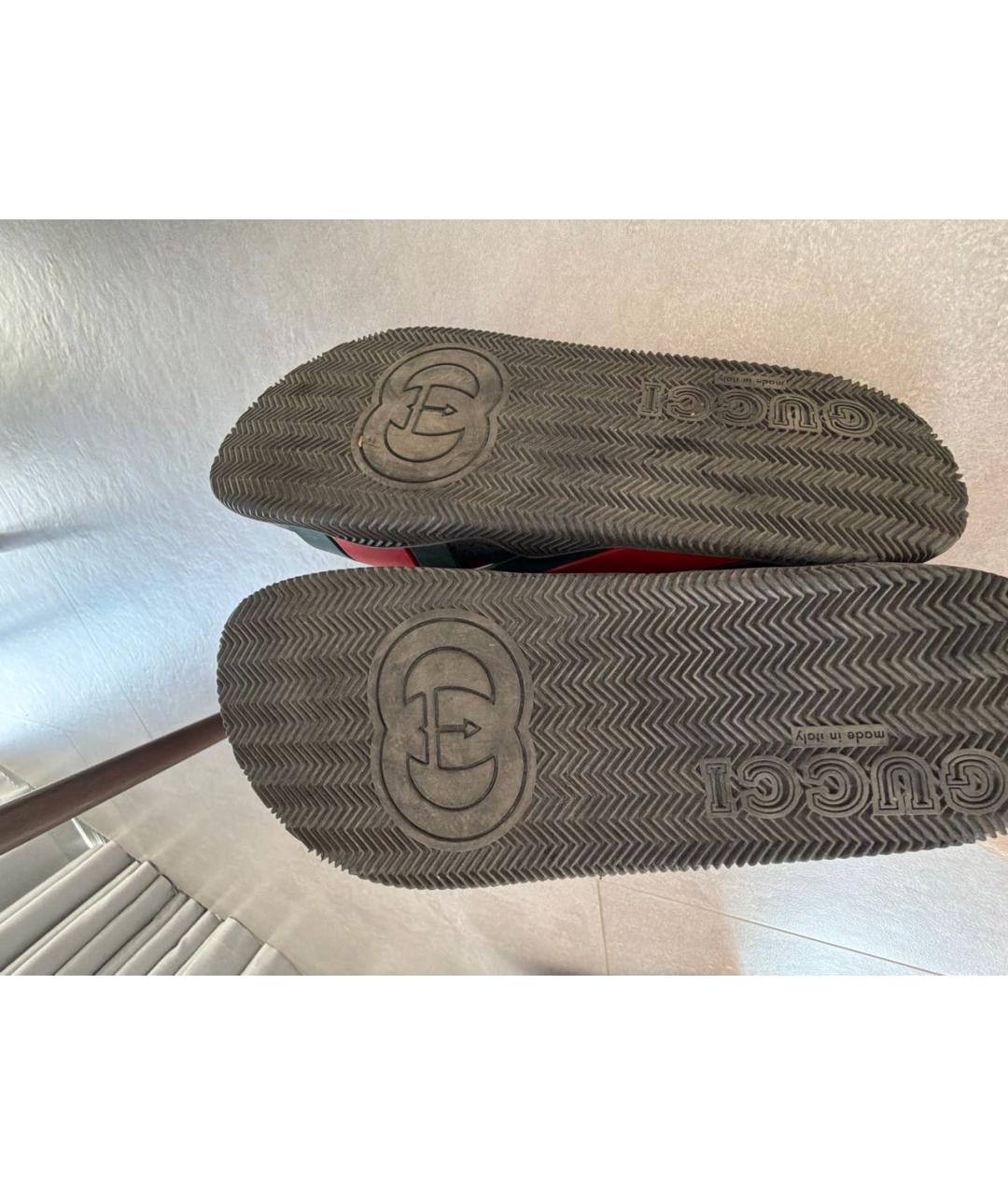 GUCCI Резиновые шлепанцы, фото 6