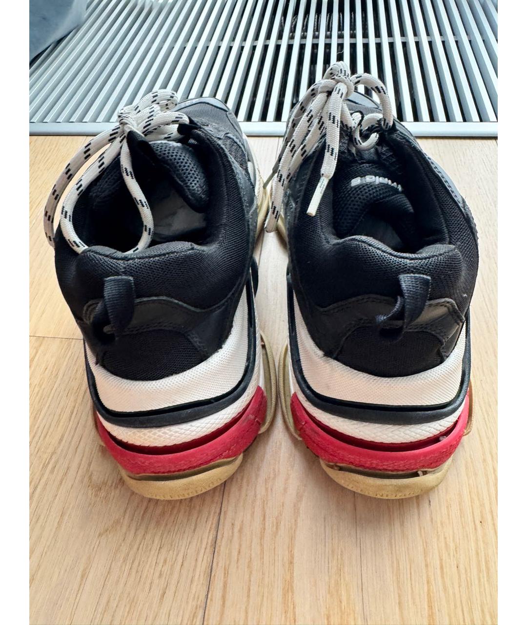 BALENCIAGA Черные высокие кроссовки / кеды, фото 2