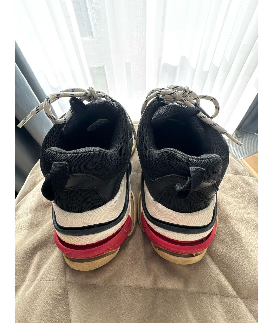 BALENCIAGA Черные высокие кроссовки / кеды, фото 4