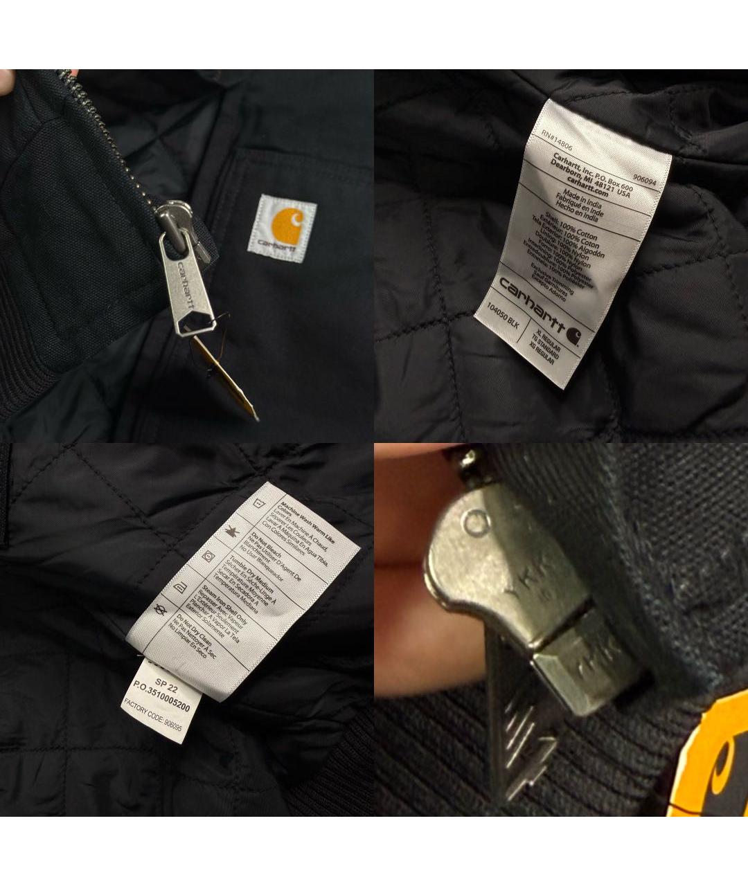 CARHARTT Черная хлопковая куртка, фото 4