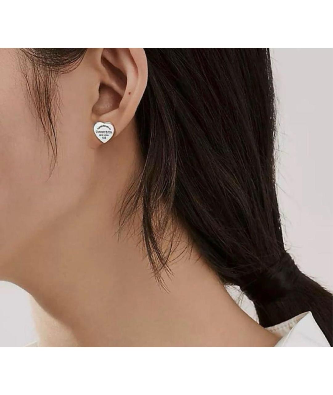 TIFFANY&CO Серебряные серебряные серьги, фото 8