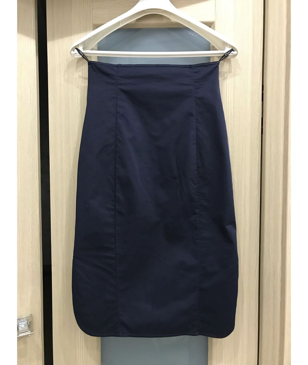 CHRISTIAN DIOR PRE-OWNED Синяя хлопковая юбка миди, фото 2