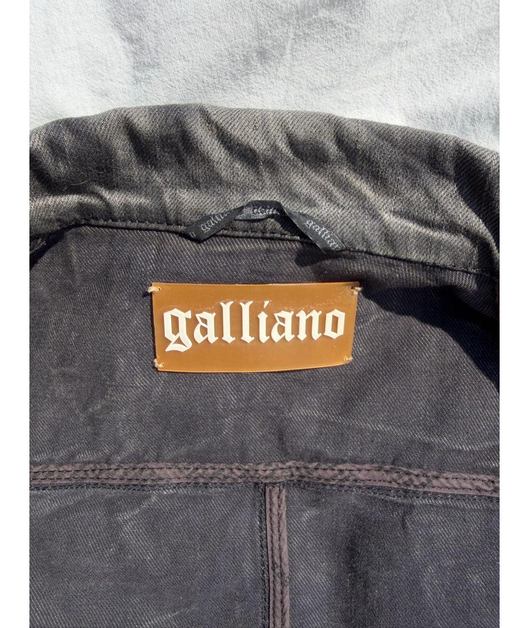 JOHN GALLIANO Серая деним куртка, фото 3