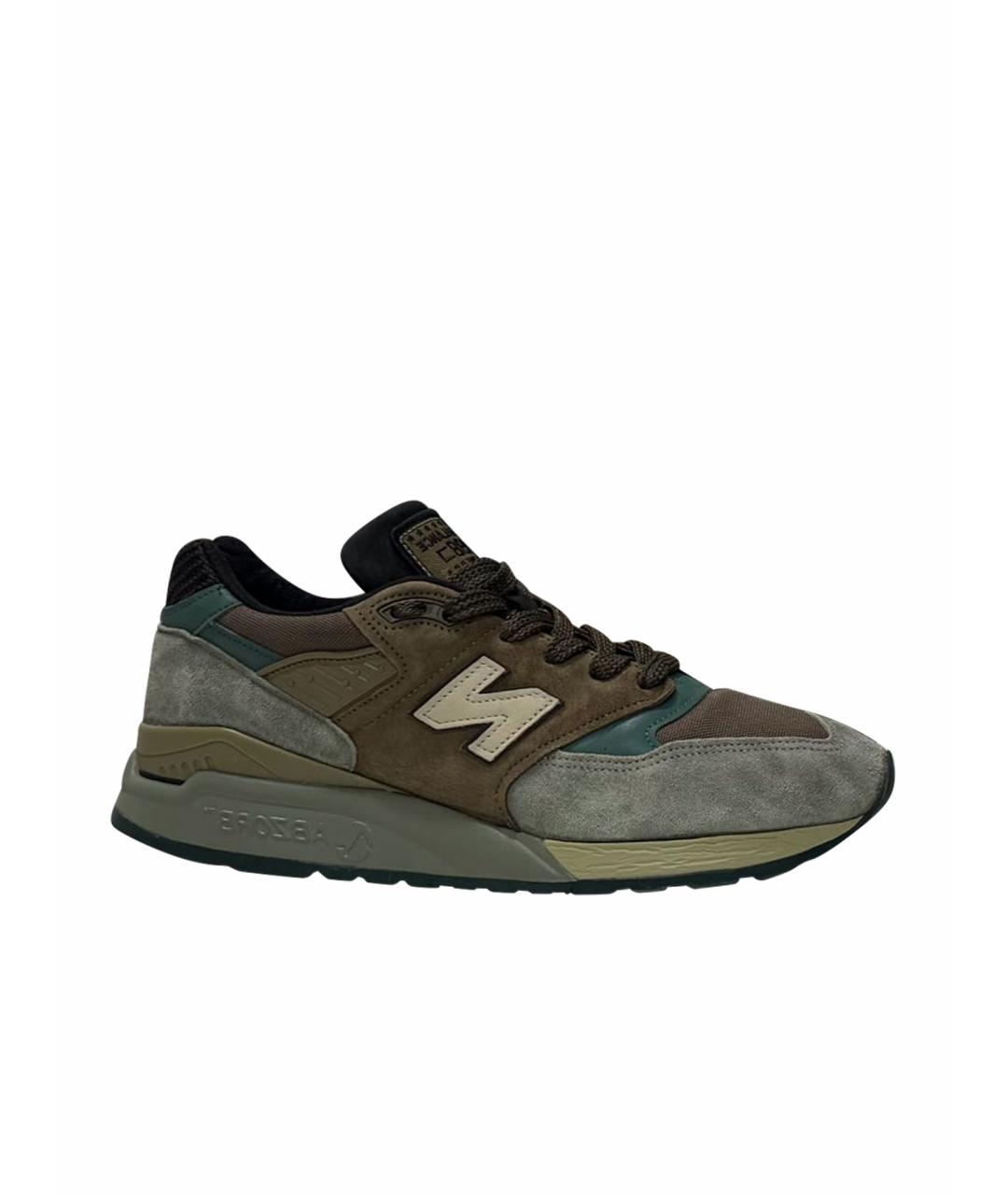 NEW BALANCE Зеленые высокие кроссовки / кеды, фото 1