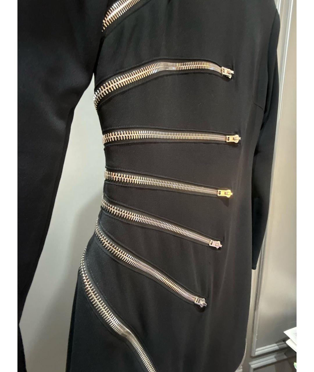 ALEXANDER WANG Черное вискозное коктейльное платье, фото 3