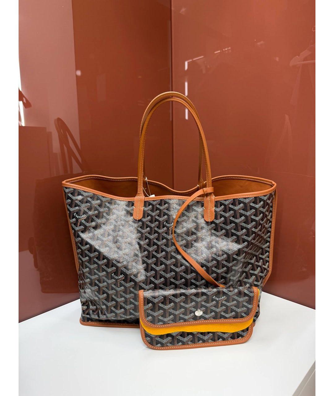 GOYARD Коричневая сумка тоут, фото 2