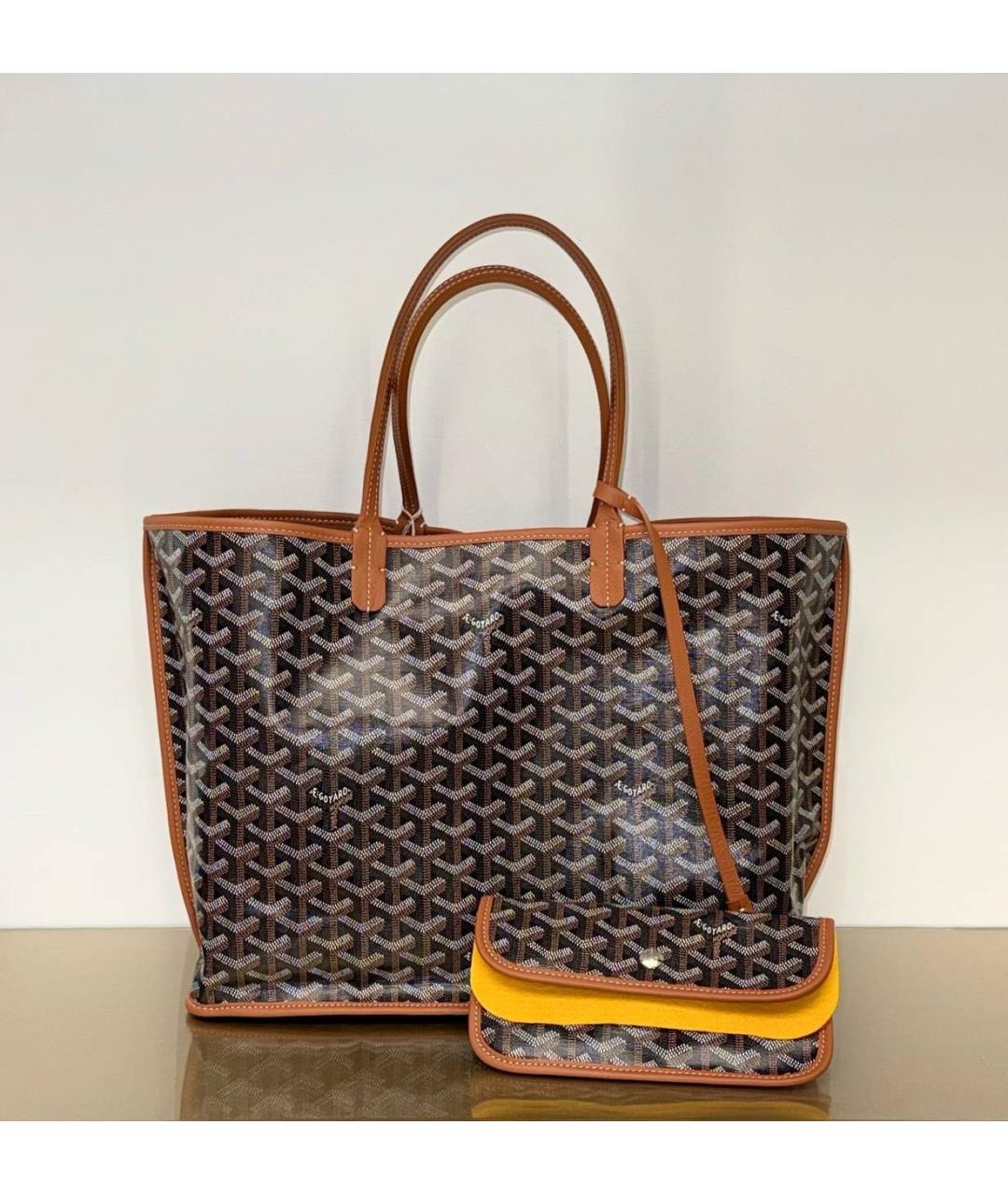GOYARD Коричневая сумка тоут, фото 4
