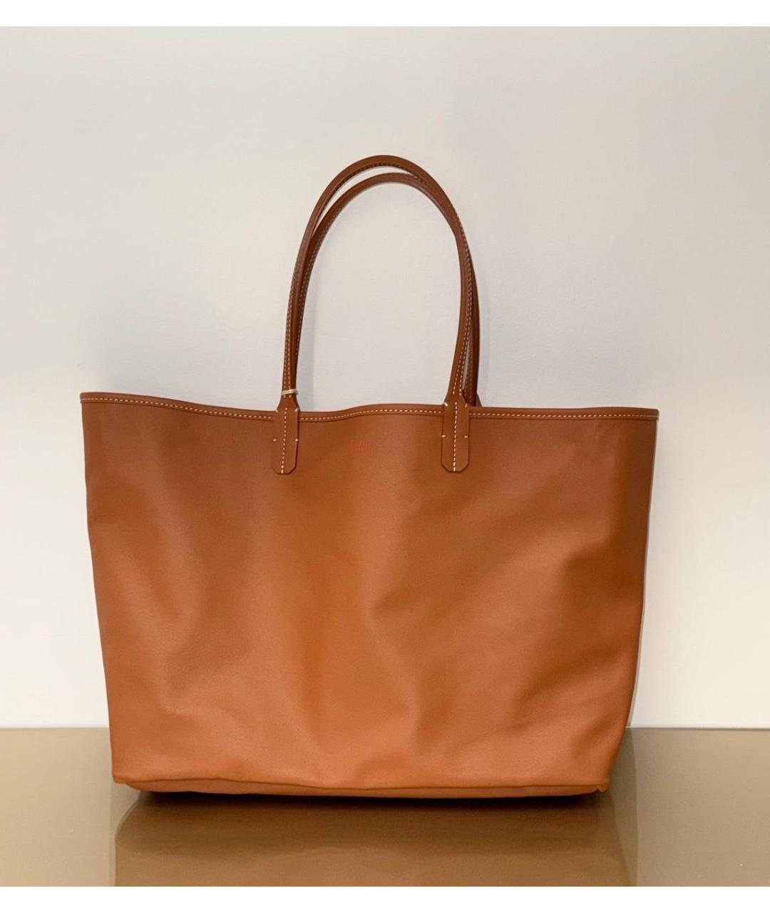 GOYARD Коричневая сумка тоут, фото 3